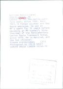 British Politician Robert Brown, MP - Vintage Photograph