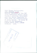 KARL HERMANN FLACH, General Secretary of the FDP - Vintage Photograph