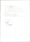 British Politician: Mickael Brown, M.P. - Vintage Photograph