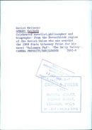 Soviet Writer Sergei Zalygin - Vintage Photograph