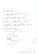 British Diplomat Michael Butler - Vintage Photograph