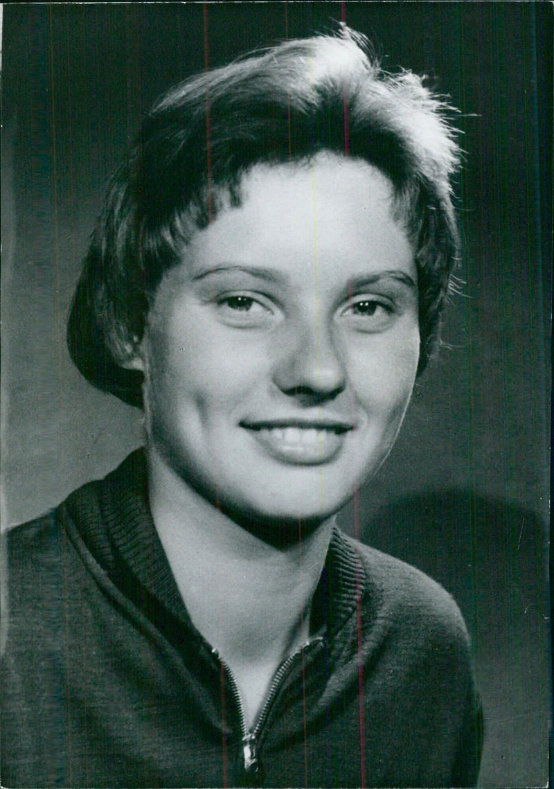 Katalin Boros, Hungarian Swimmer - Vintage Photograph