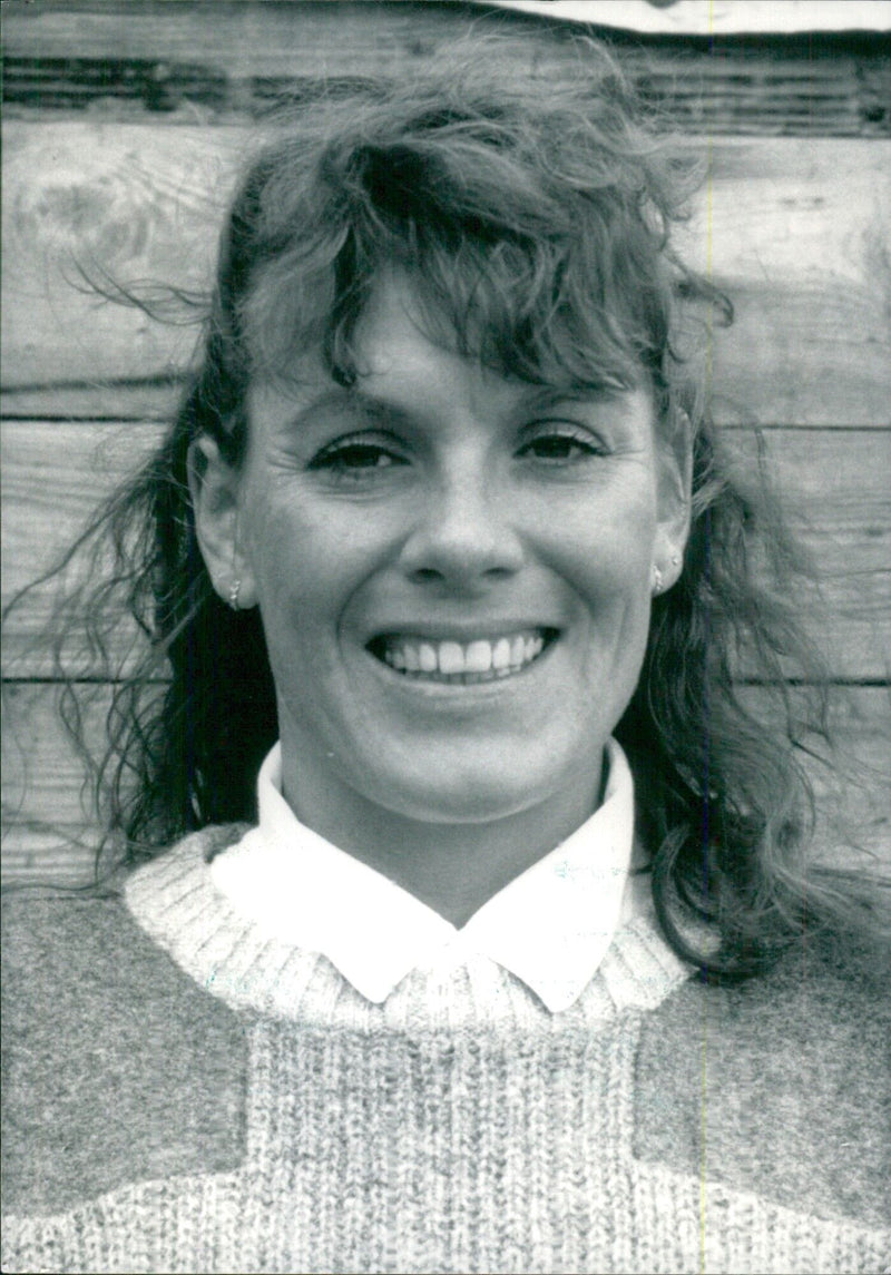 British Show-Jumping Star Kelly Brown - Vintage Photograph