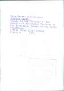 East German Politicians: MANFRED FLEGEL Deputy to the Chairman of the Council of Ministers; Minister of Raw Materials; Member of the Party Presidium. - Vintage Photograph