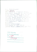 U.S. Politician Edmund G. ("Jerry") Brown - Vintage Photograph