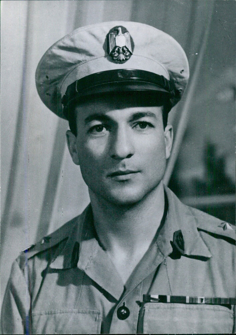 Egyptian Politicians: LT-COLONEL EM. ZAKARIA MEHY EL DIN Minister of the Interior of the Republic of Egypt. - Vintage Photograph