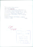 Malaysian Diplomat Ibrahim Zaiton - Vintage Photograph