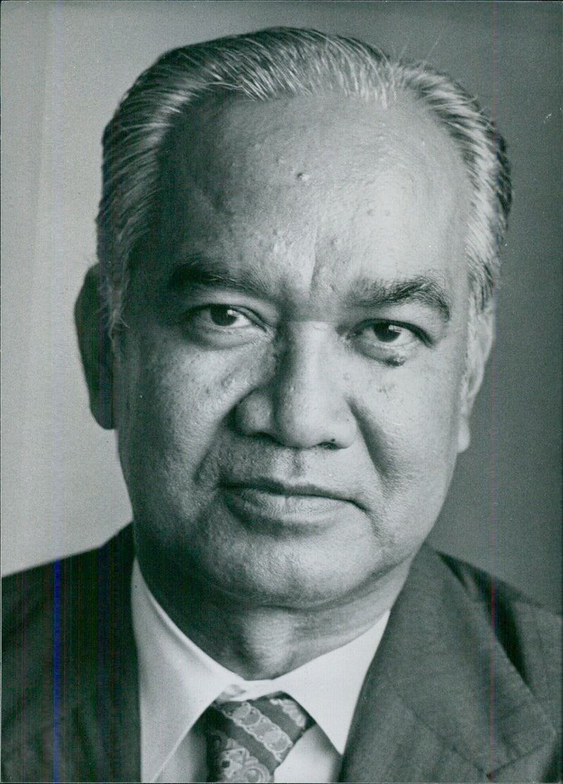 Malaysian Diplomat Ibrahim Zaiton - Vintage Photograph