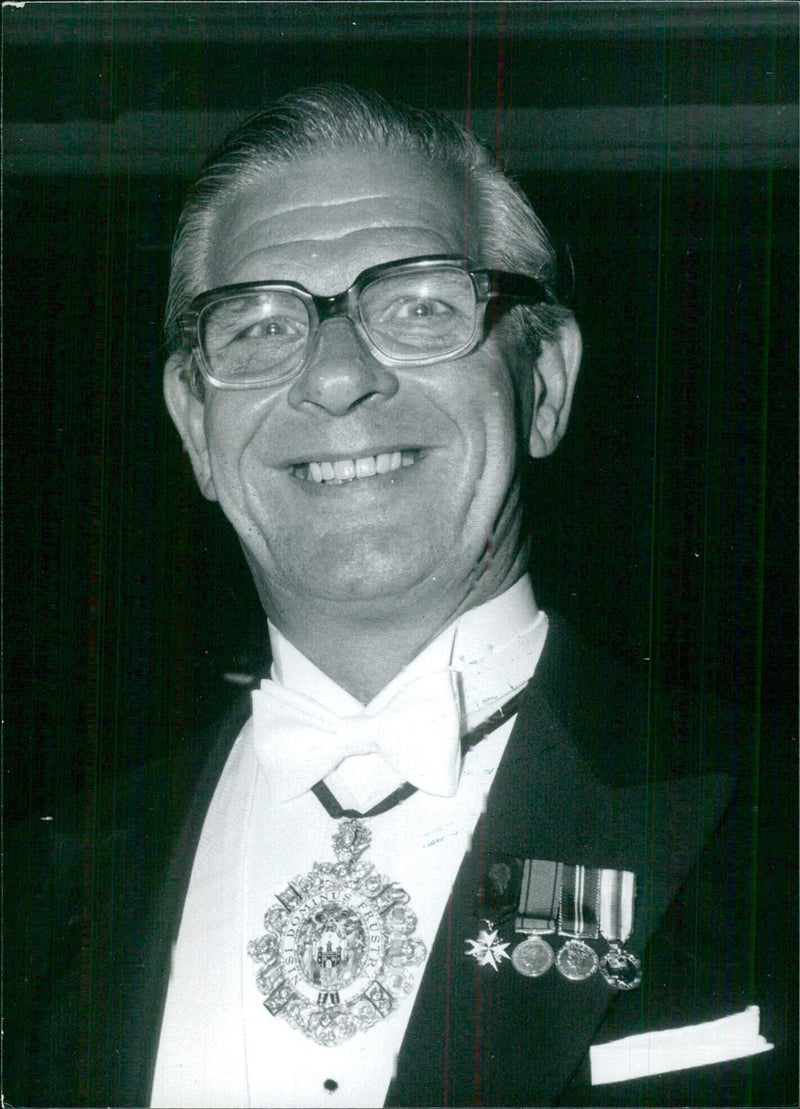 Kenneth W. Borthwick, Lord Provost of the City of Edinburgh - Vintage Photograph