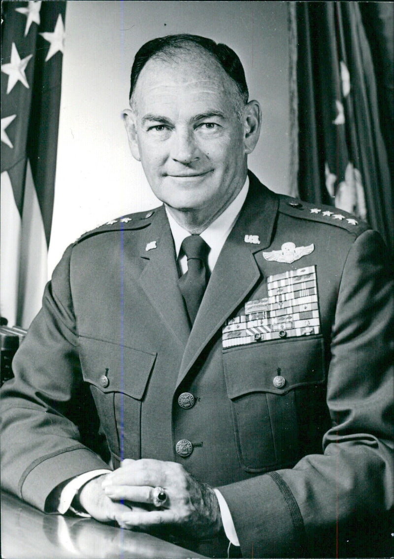 US Service Chiefs: GENERAL GEORGE S.BROWN - Vintage Photograph