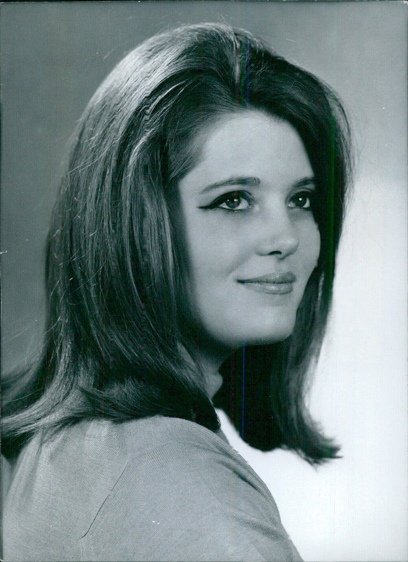 Debutante Celia Brooke, daughter of Mr and Mrs Anthony Brooke, in 1962 - Vintage Photograph