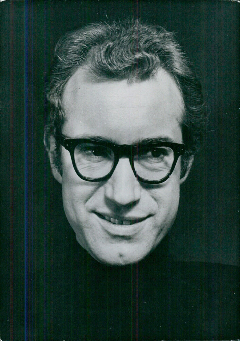 British TV Personality Bamber Gascoigne - Vintage Photograph