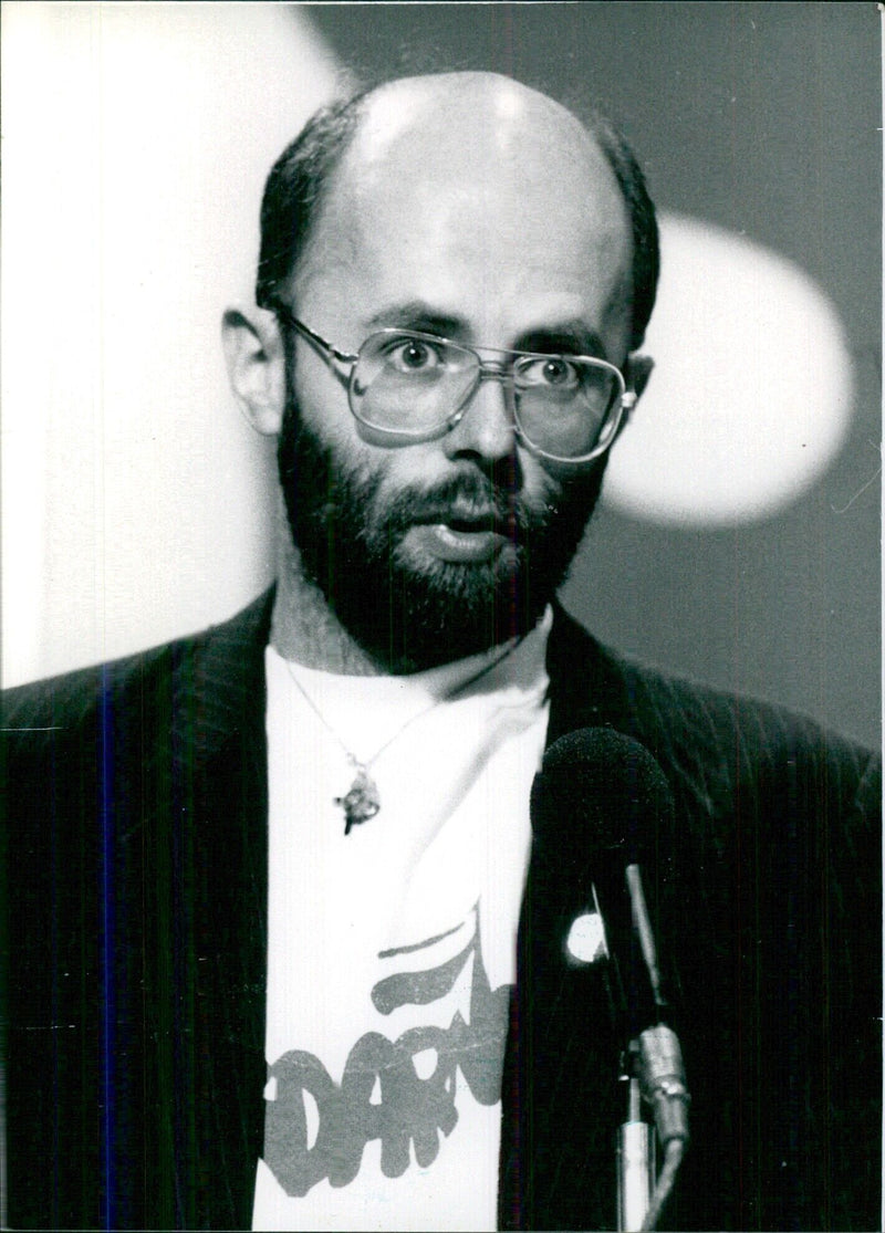 Polish Trade Unionist Marek Garzteck - Vintage Photograph