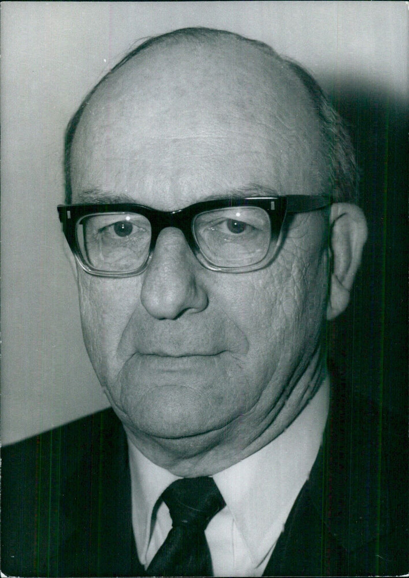 REGINALD BOTTINI, General Secretary of the National Union of Agricultural Workers - Vintage Photograph