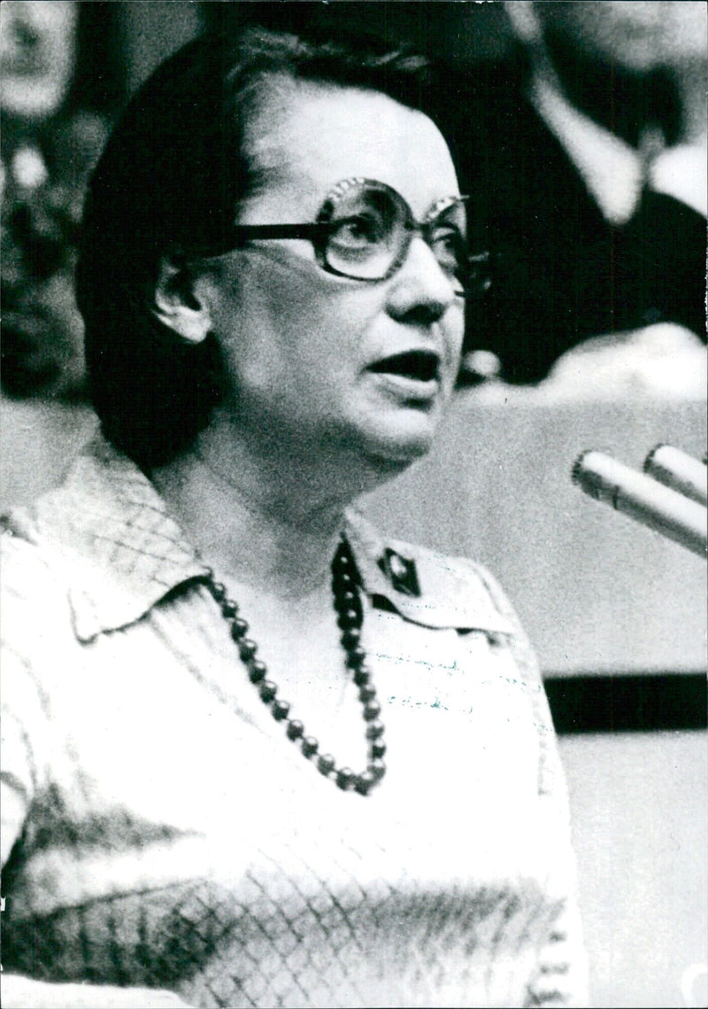 Martha Buschmann, Member of the Presidium of the Central Leadership of the East German Communist Party - Vintage Photograph