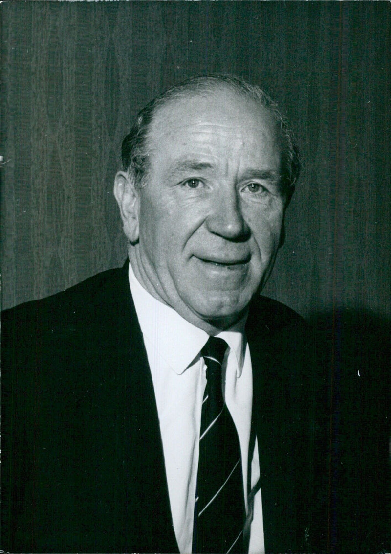 British football manager Matt Busby - Vintage Photograph