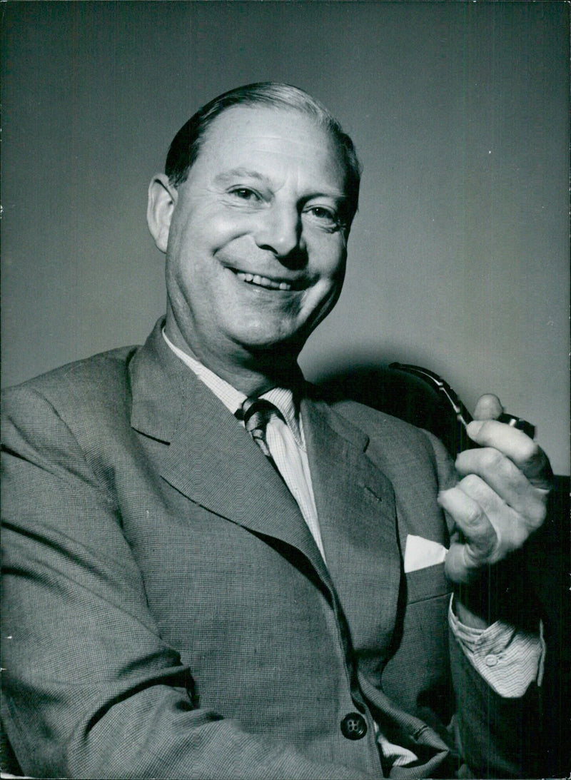 GROUP-CAPTAIN L.R. BRIGGS Member of the Kenya Legislative Council for Mount Kenya. - Vintage Photograph