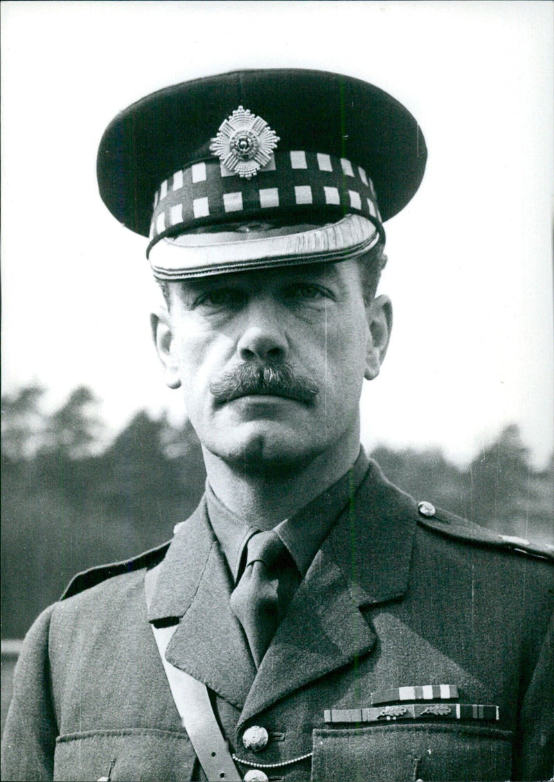 Lt. Col. Archibald Fletcher, Officer Commanding, 1st Battalion, Scots Guards - Vintage Photograph