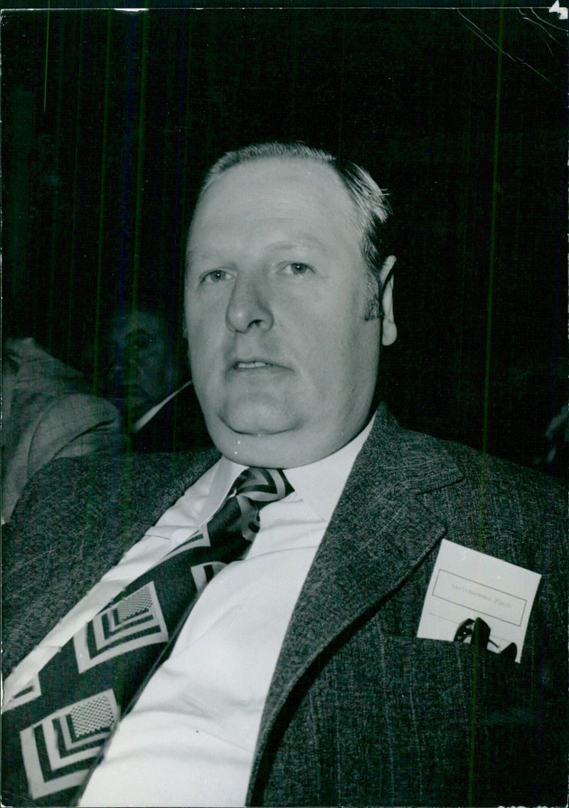 KARL HERMANN FLACH, General Secretary of the FDP - Vintage Photograph