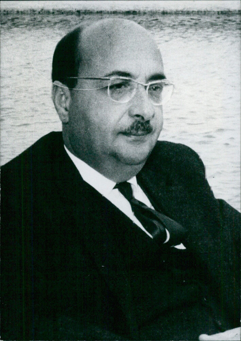 Jordanian Politicians: DR SALEH BURQAN Minister of Social Affairs - Vintage Photograph