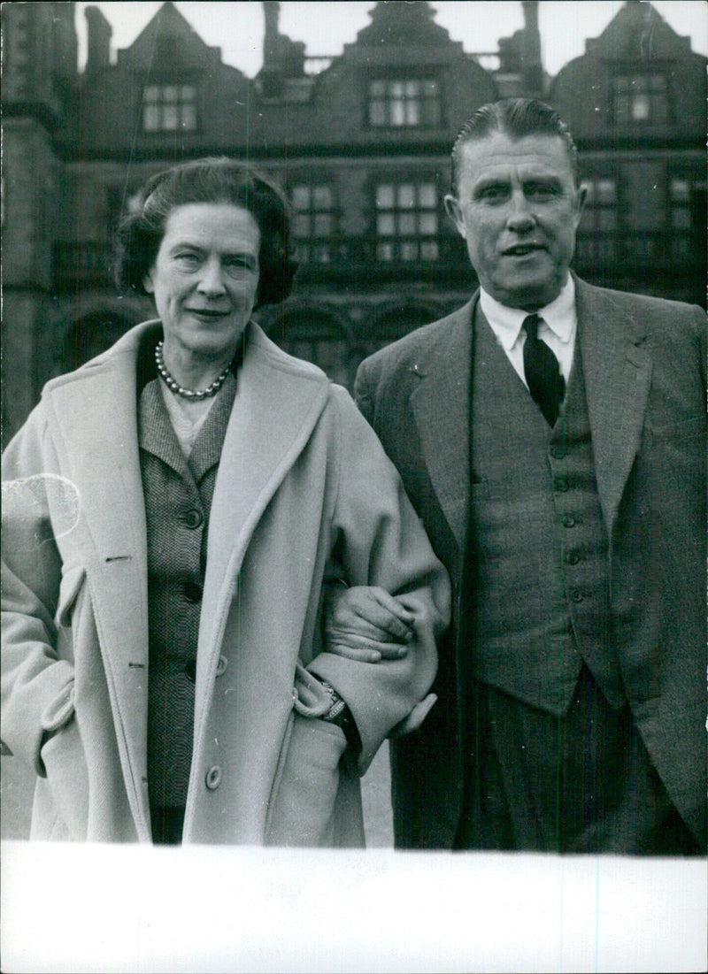 H Lieutenant-Colonel and Mrs. Walter Bromley-Davenport - Vintage Photograph