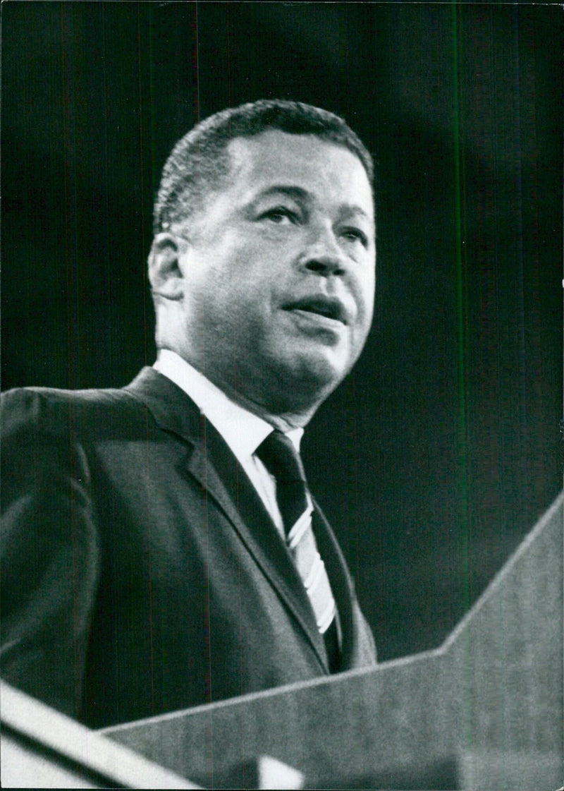 SENATOR EDWARD BROOKE - Vintage Photograph