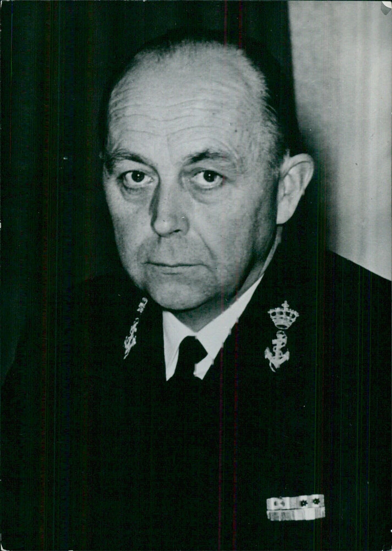 Dutch Service Chiefs: VICE-ADMIRAL H. BOS - Vintage Photograph