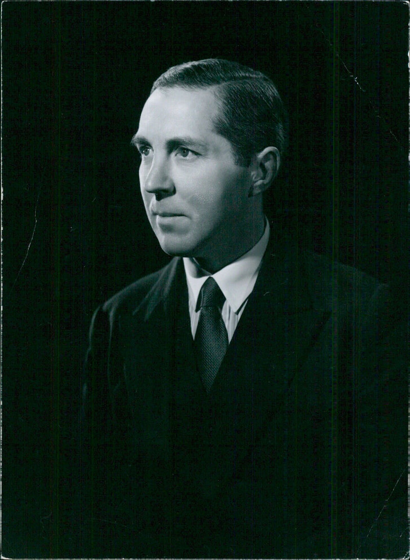 HENRY BROOKE, M.P. Financial Secretary to the Treasury; Conservative Member of Parliament for Hampstead. - Vintage Photograph