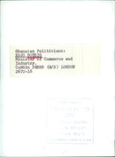 Ghanaian Politicians: KOJO BOTS IO Minister of Commerce and Industry. - Vintage Photograph