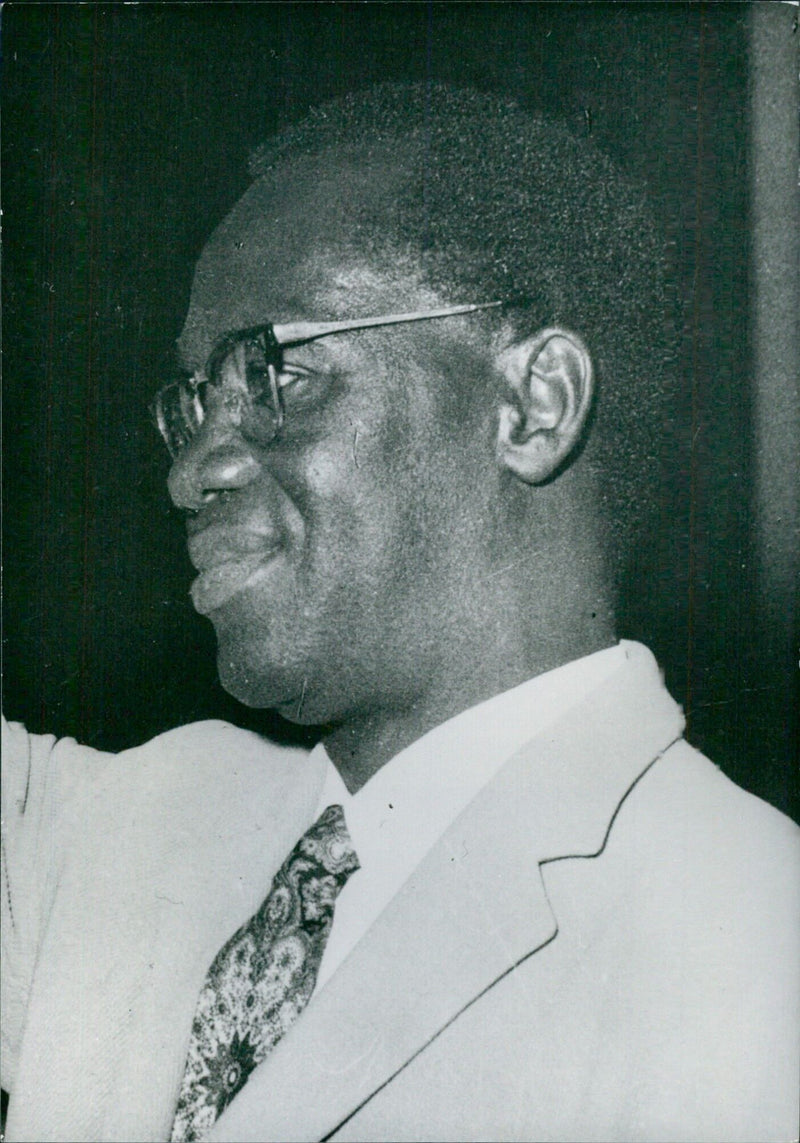 Dr. K.A. Busia elected as the new Prime Minister of Ghana in August 1969 - Vintage Photograph