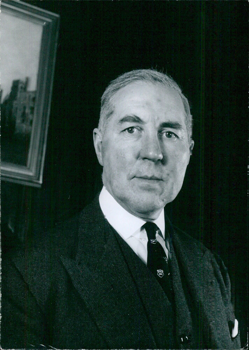 British Politician Henry Brooke, Minister of Housing and Local Government and Minister for Welsh Affairs - Vintage Photograph