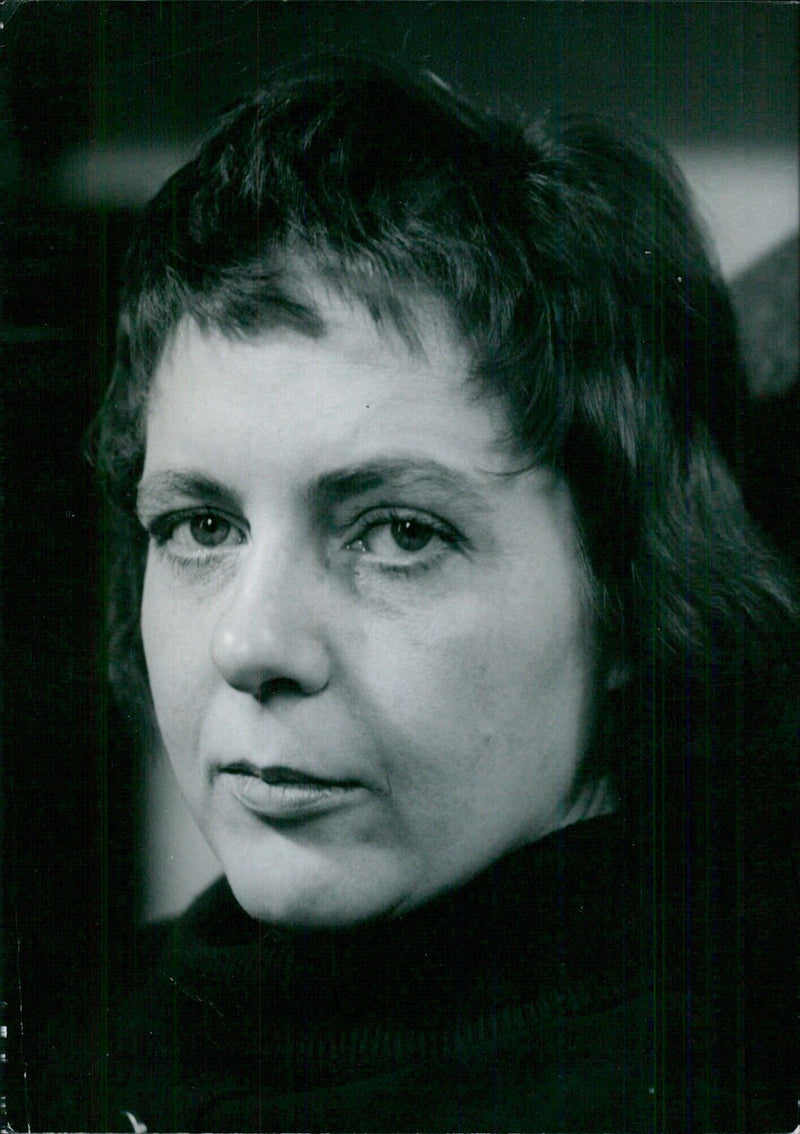 Brigid Brophy, British Novelist - Vintage Photograph