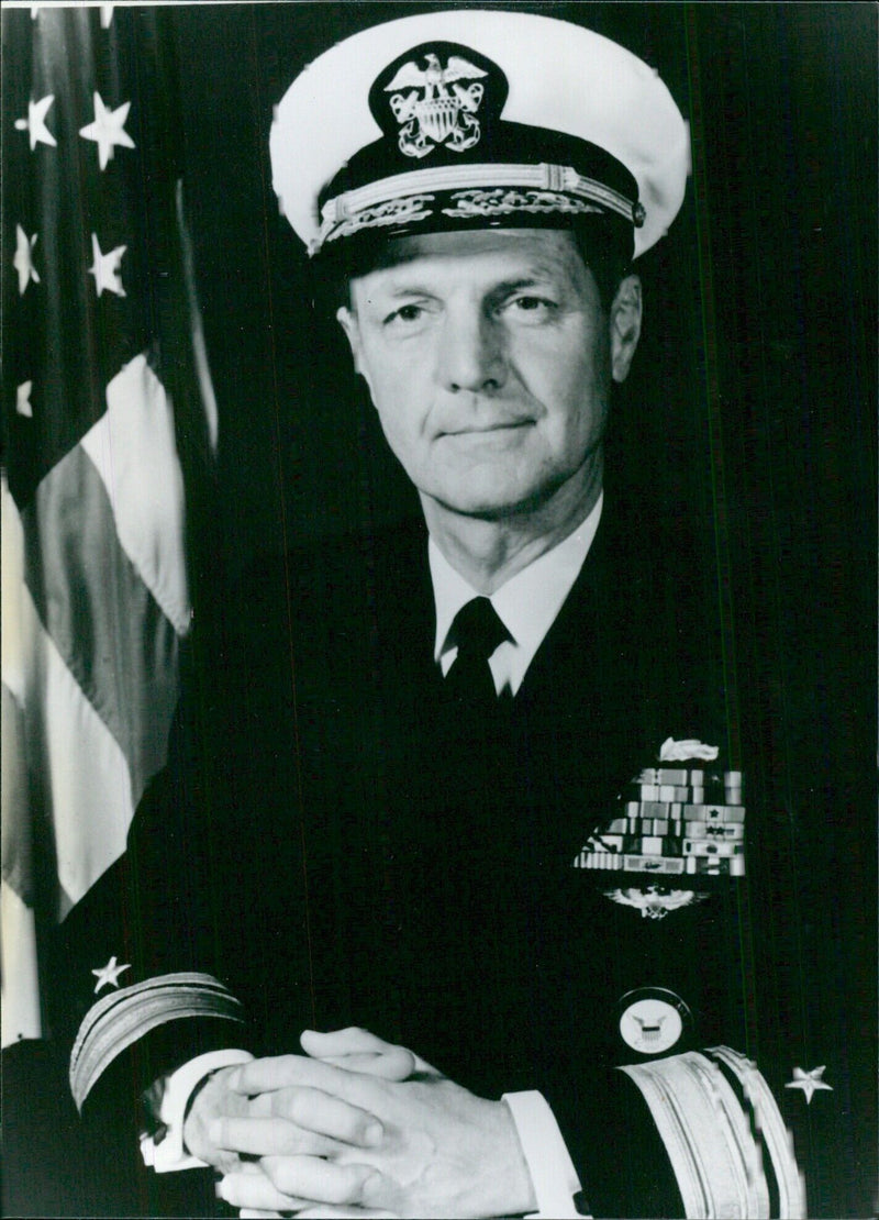 U.S. Service Chiefs: Rear-Adm. EDWARD S. BRIGGS OPS - Vintage Photograph