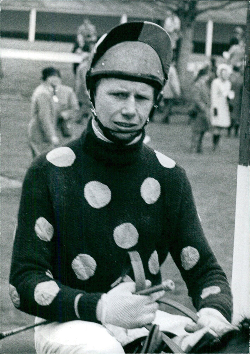 British Jockey Brian Fletcher riding "Red Alligator" at the 1968 Grand National - Vintage Photograph