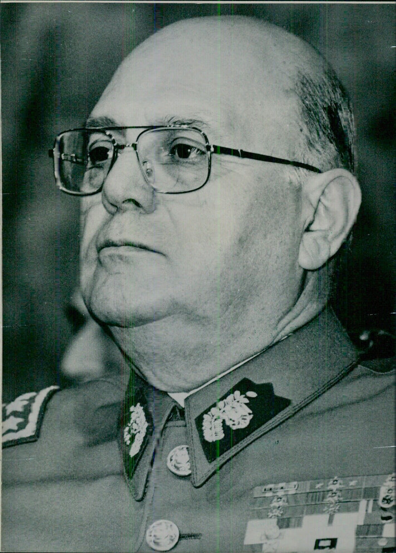 Gen. CESAR RAUL BENAVIDES OPS - Vintage Photograph