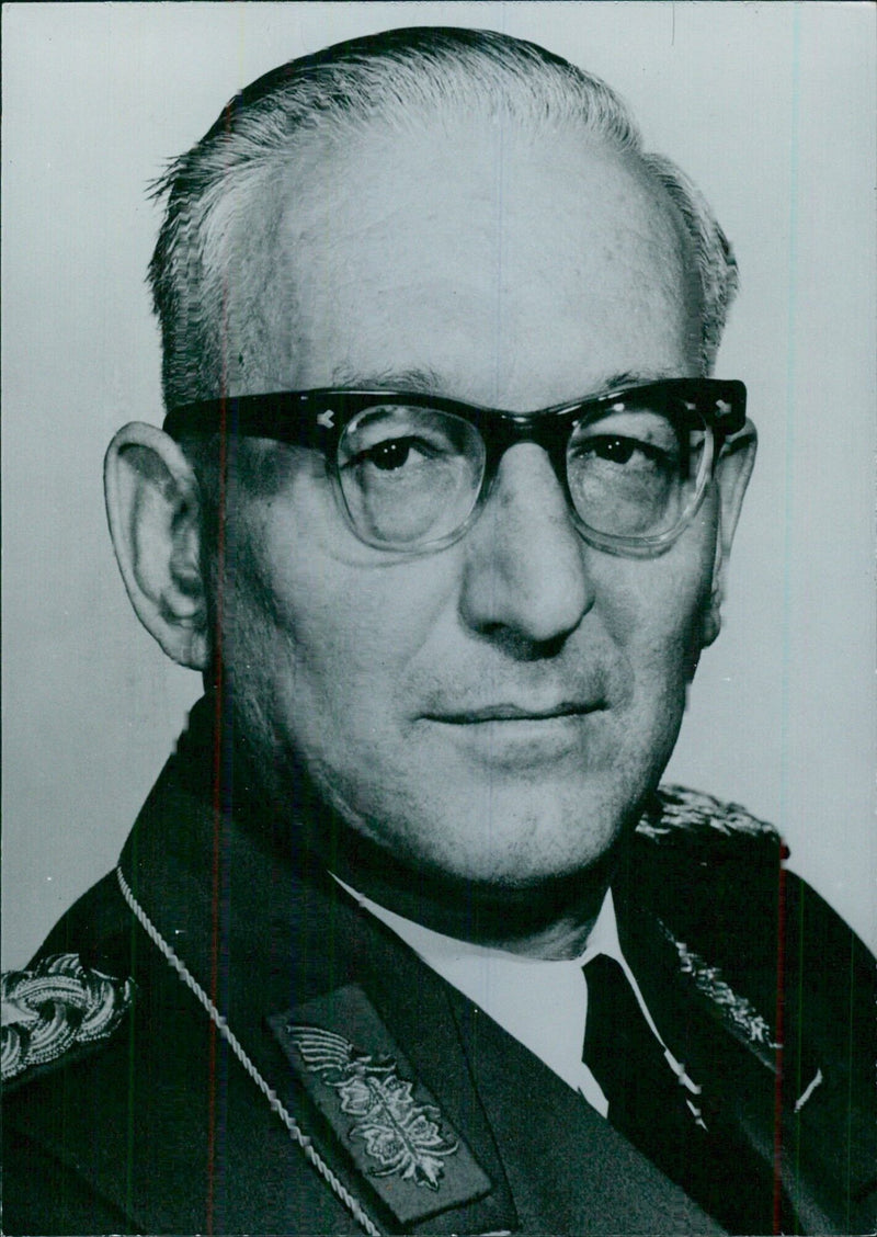 Lieutenant General Walter Allenstein, Deputy Minister of National Defence of East Germany - Vintage Photograph