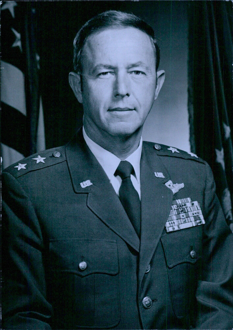 U.S. Service Chiefs: Mai.-Gen. JAMES M. BREEDLOVE OPS - Vintage Photograph