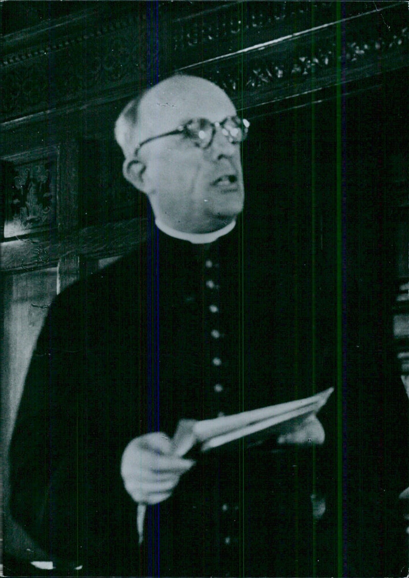 DR. MIKLOS BERESZTOCZY Catholic Archiepiscopal vicar of ESztergom in Northern Hungary - Vintage Photograph