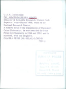 DR. AHMED MUSTAFA AHMED Minister of Scientific Research, United Arab Republic - Vintage Photograph