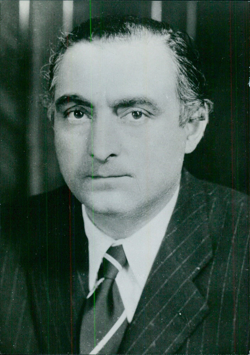 SAMET AGAOGLU Minister of Industrial Development - Vintage Photograph