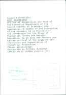 Soviet Economist Abel Aganbegyan - Vintage Photograph