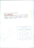 Turkish Politicians: RIZA BERTAN Turkey's President of the Parliamentary Group of the Justice Party. - Vintage Photograph