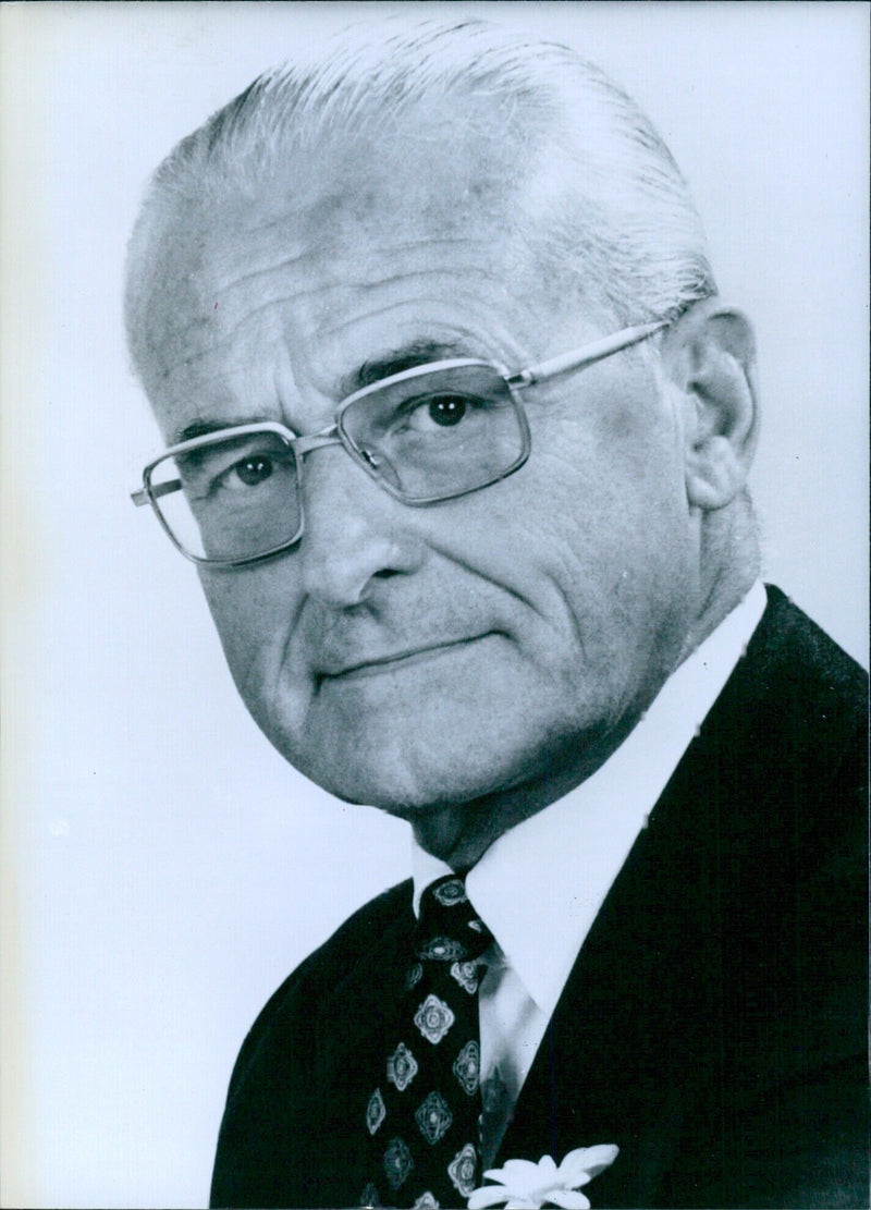 West German Businessman: OTYD BLANK OPS Otto Blank, Chairman of the Board of Demag AG - Vintage Photograph