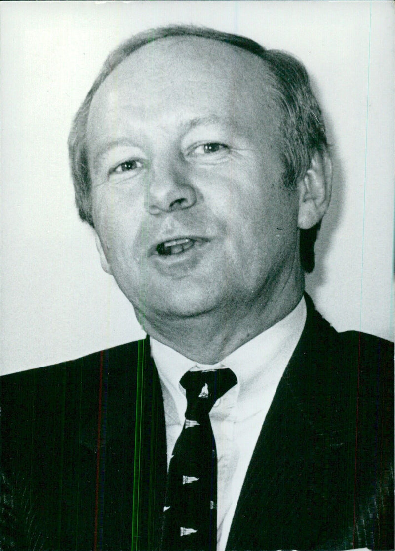 KLAUS AHLERS OPS, Chairman of the Board of Directors of Howaldtswerke-Deutsche Werft AG - Vintage Photograph