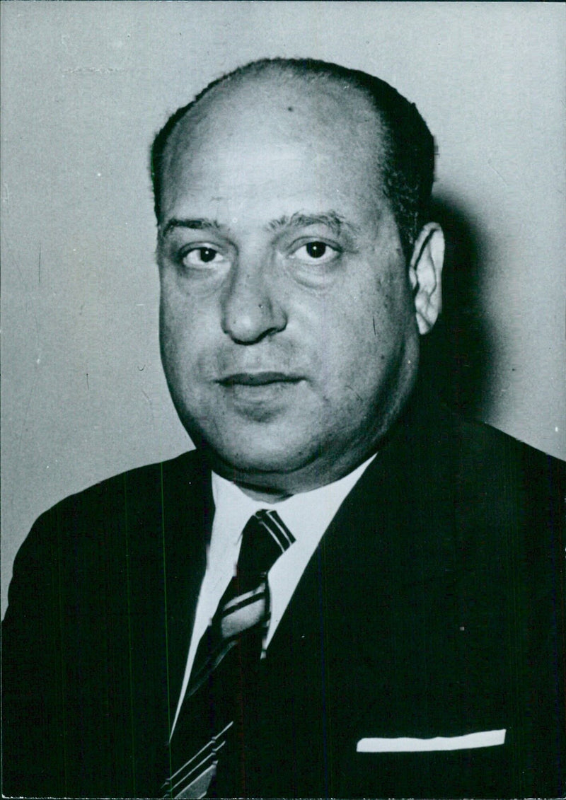 Egyptian Businessmen: GAMAL AFIFI Managing Director of the United Arab Airlines - Vintage Photograph