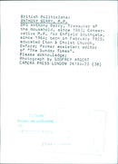 British Politician Anthony Berry, M.P. - Vintage Photograph