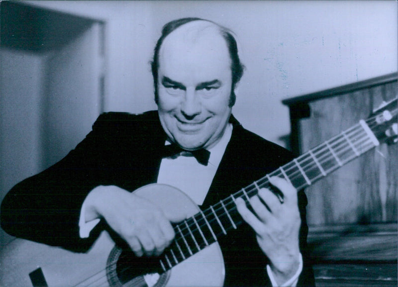 British guitarist and lutenist Julian Bream - Vintage Photograph