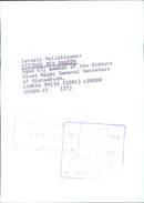 Israeli Politicians Yitzhak Ben Aharon - Vintage Photograph