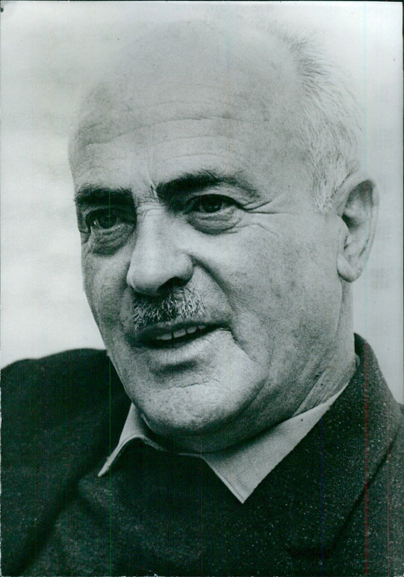 Yitzhak Ben Aharon, Secretary-General of the Israeli trade union congress - Vintage Photograph