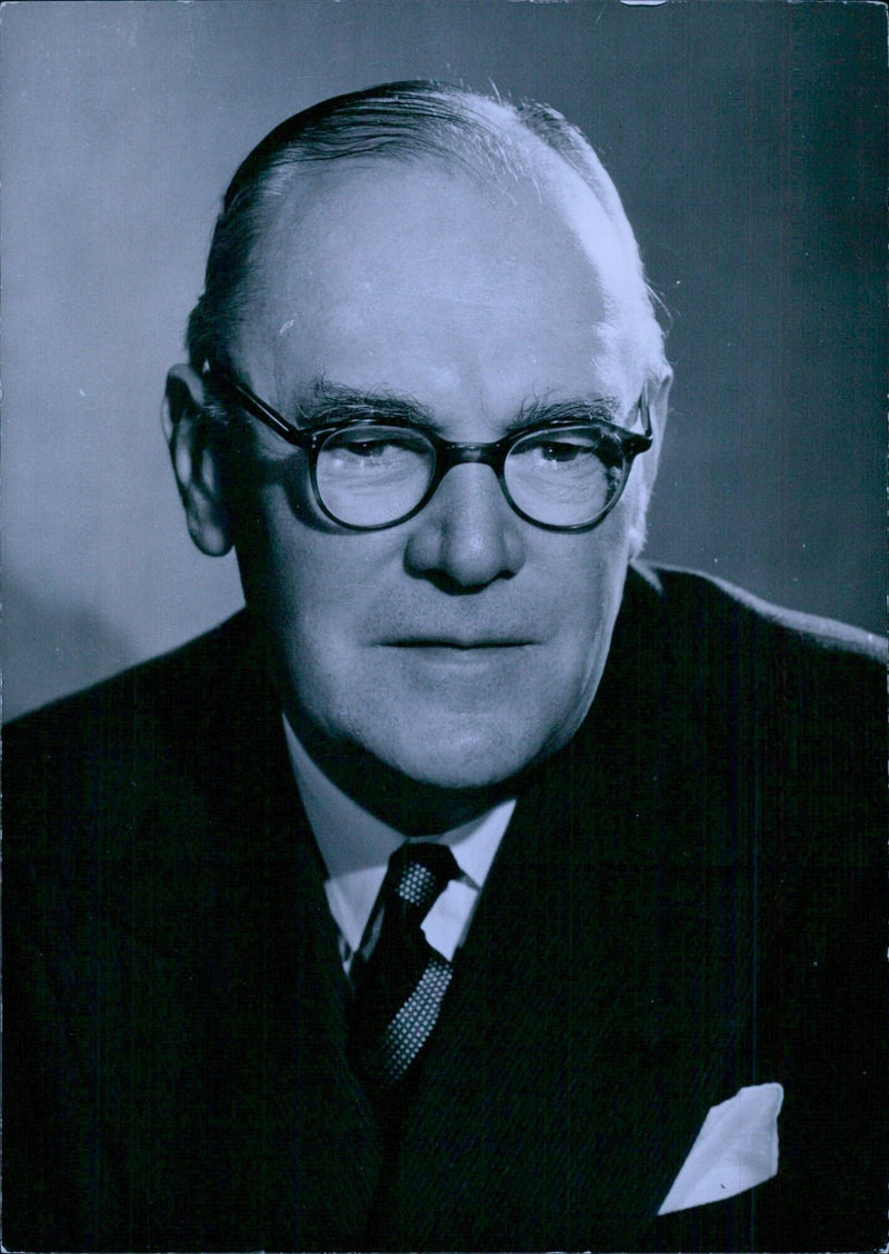 SIR GEORGE BEHARRELL, Chairman of the Dunlop Rubber Company Ltd. - Vintage Photograph